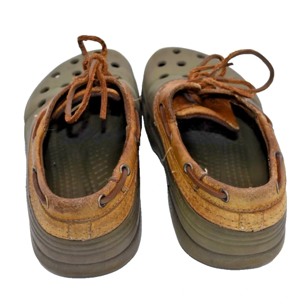 CROCS Unisex Islander Pitcrew Sport Slip On Boat Shoe Mens 8 Womens 10